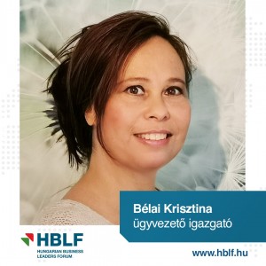 KRISZTINA BÉLAI IS THE NEW MANAGING DIRECTOR OF HBLF